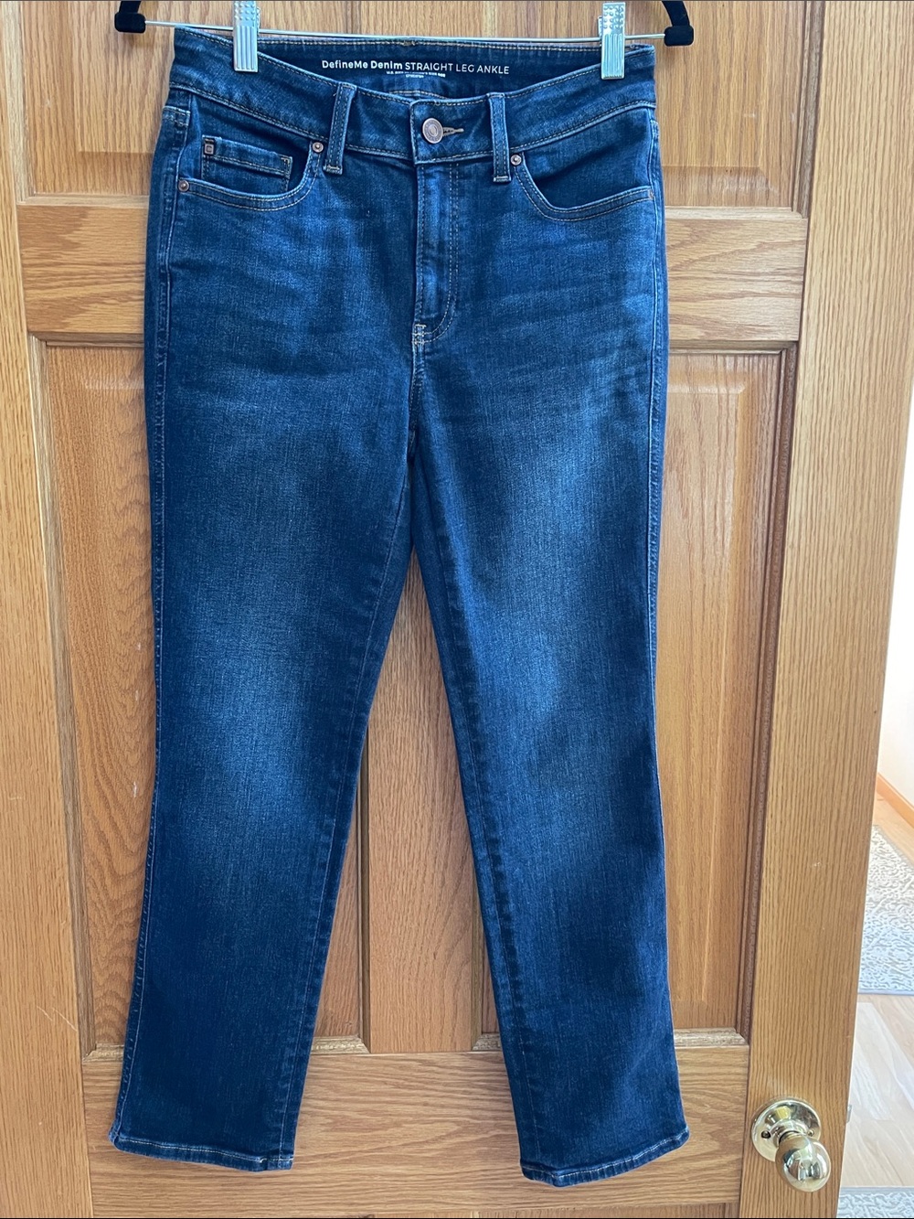 Chico's Dark Wash Straight Leg Jeans